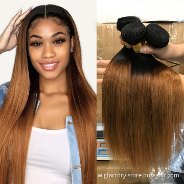Super Fashionable 1b 27 ombre color hair, cheap 1b 27 ombre color hair bundles, brazilian 100% human hair bundles 27
